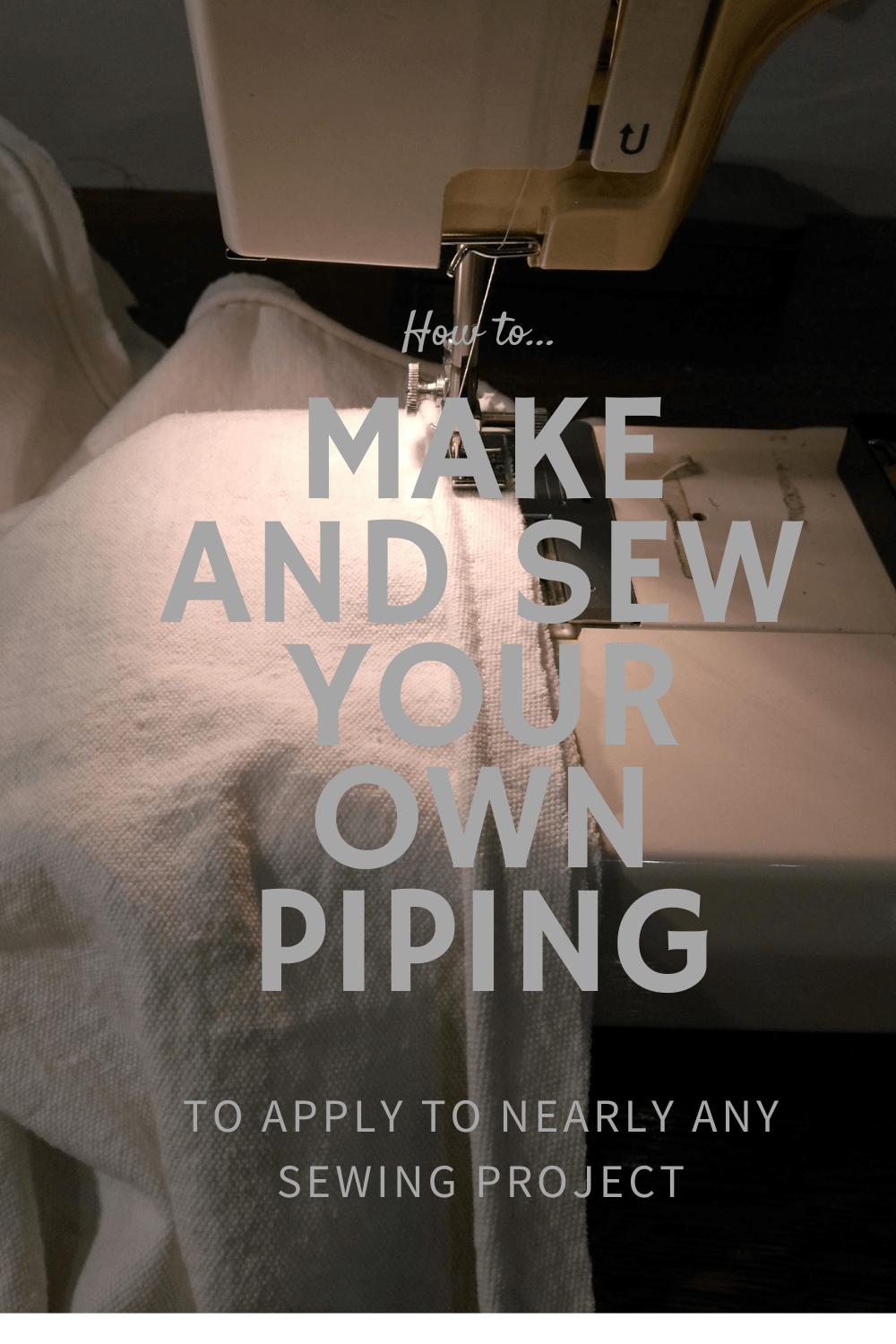 Make your own Piping Cord and sew it (Easy tips) - SewGuide