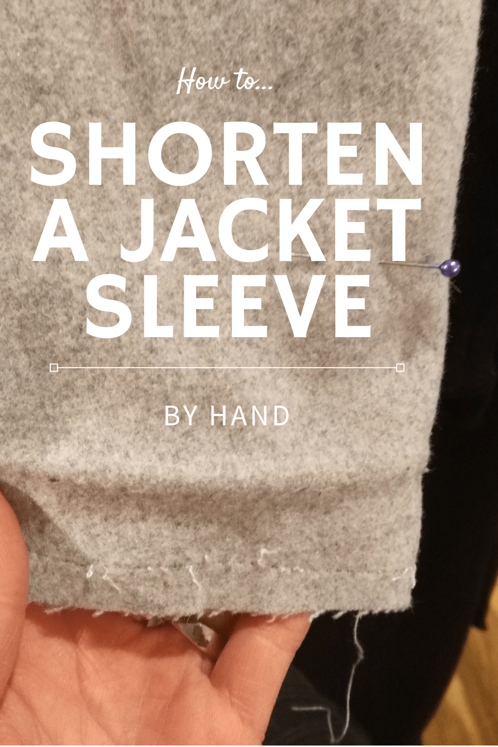 Threading My Way: How to Shorten Sleeves with Cuffs
