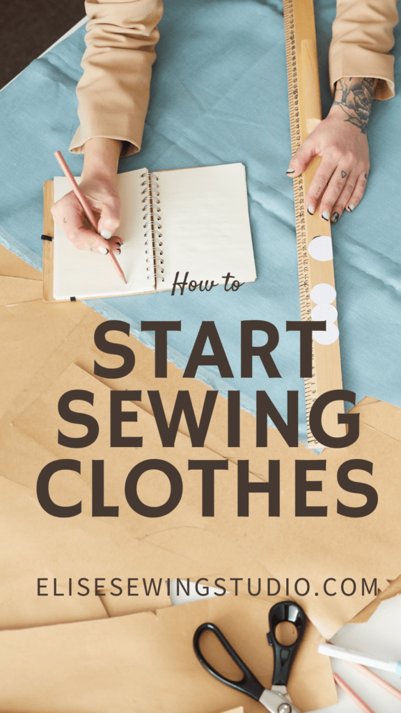 Start sewing clothes