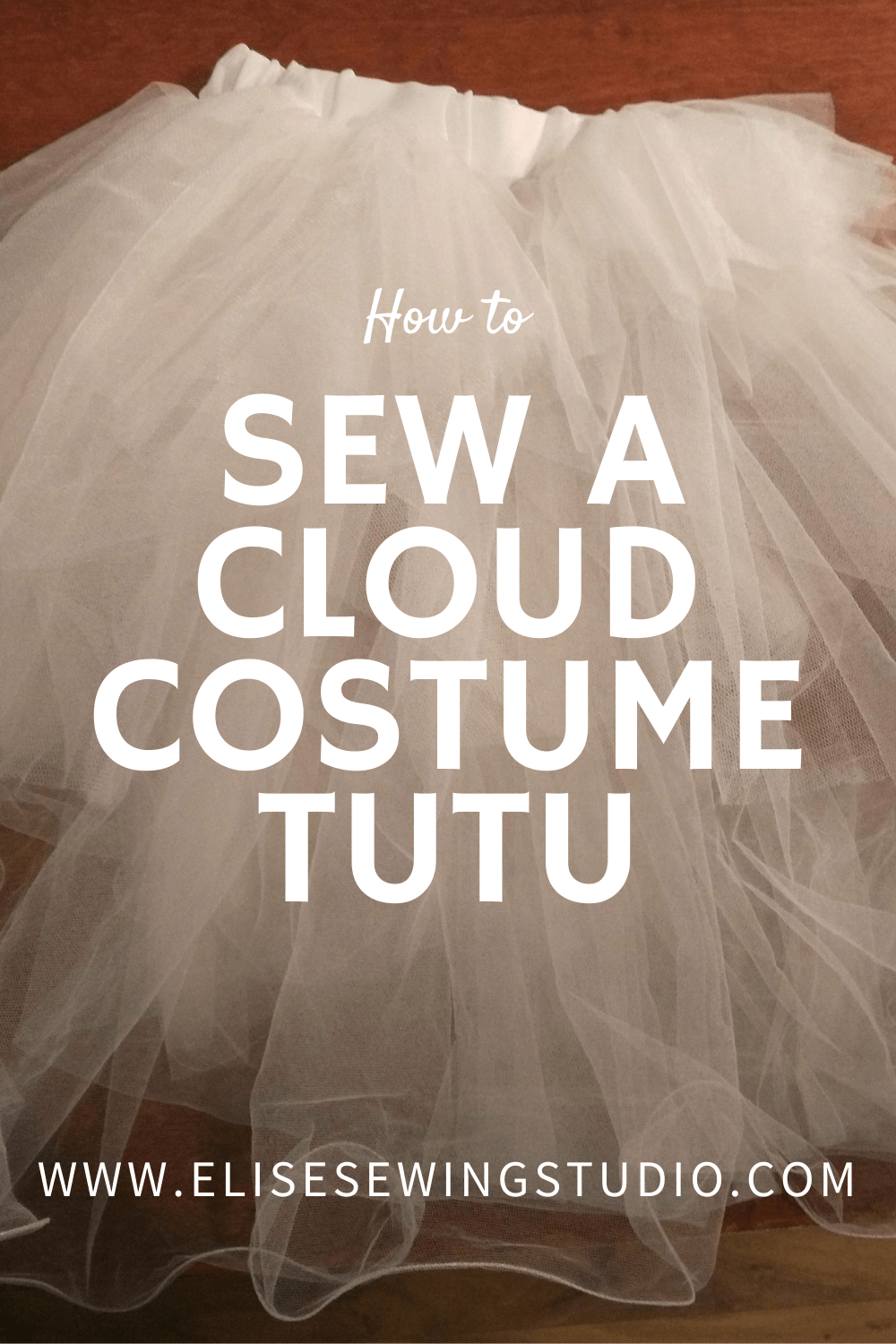 DIY Cloud Tutu Halloween Costume