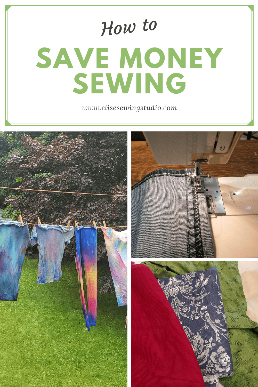 How to Save Money Sewing