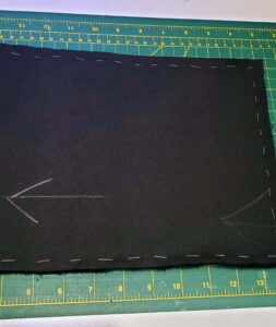 hand baste velvet fabric together before sewing