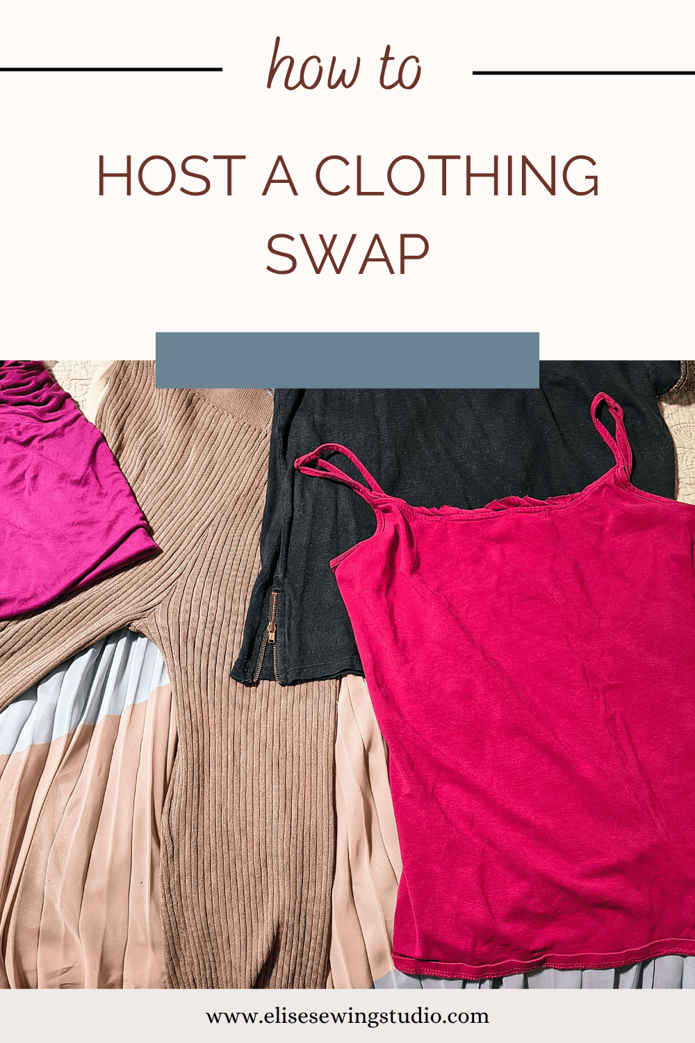 Host your own clothing swap